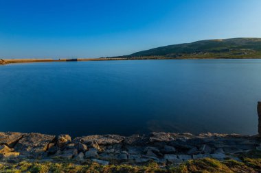 Portekiz, Serra da Estrela 'da Lagoa do Viriato' nun uzun pozlama görüntüsü