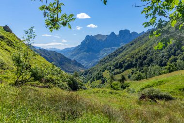 Asturias ve Leon arasında Las Ubinas 'ın Massif' i. Asturias 'taki Las Ubinas-La Mesa Doğal Parkı ve Leon, İspanya' daki Babia y Luna Doğal Parkı 'nda.