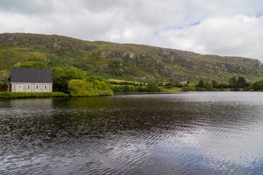 St. Finbarr hatip kilisesi, Gougane Barra, mantar Batı İrlanda.