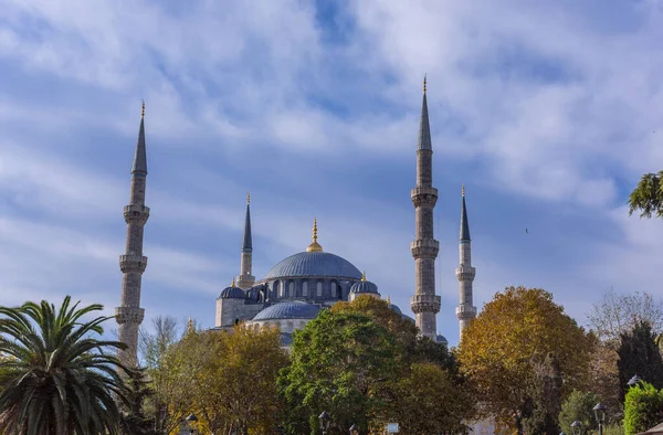 Detail of the Sultan Ahmed Mosque, known as the Blue Mosque is an historic mosque in Istanbul. It was built from 1609 to 1616