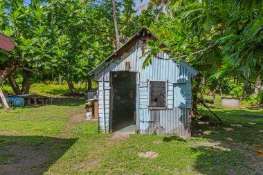 Fiji 'deki Viti Levu adasında küçük bir köy.