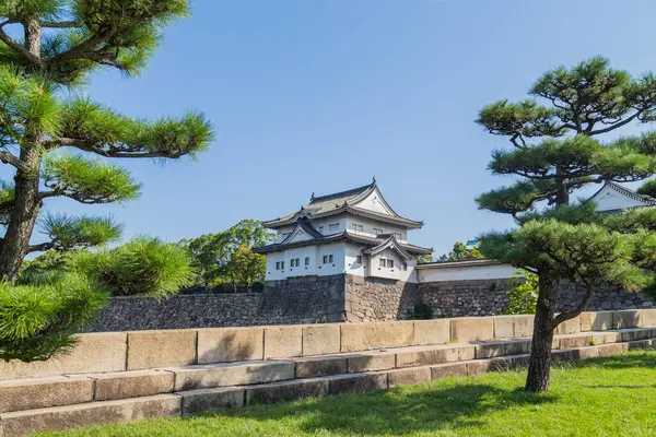 Osaka Japan Het Oude Samurai Kasteel Van Himeji Osaka Kasteel Stockfoto