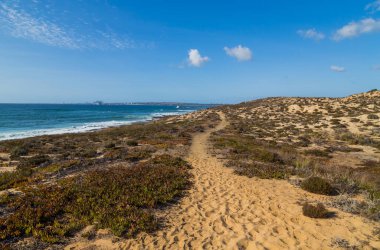 Sao Torpes 'un Alentejo, Portekiz' deki manzarası
