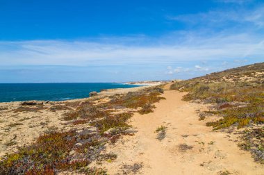 Sao Torpes 'un Alentejo, Portekiz' deki manzarası