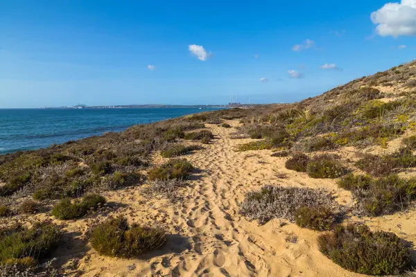 Sao Torpes 'un Alentejo, Portekiz' deki manzarası