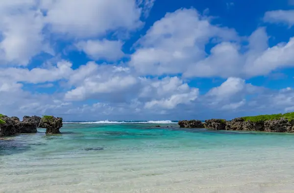 Pláž Ostrově Efate Vanuatu Blízkosti Port Vila Slavná Pláž Východním — Stock fotografie
