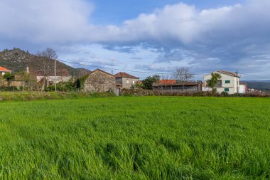 Portekiz 'in Terras de Barroso kırsalında, Montalegre, Portekiz