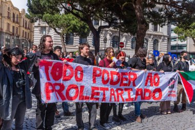 Porto, Portekiz: 1 Mayıs 'ın Kutlaması ve Protestosu Portekiz' de, İşçi Bayramı 'nda, Porto, Portekiz' de