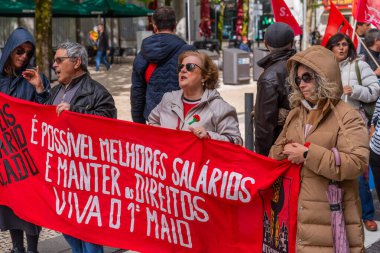 Porto, Portekiz: 1 Mayıs 'ın Kutlaması ve Protestosu Portekiz' de, İşçi Bayramı 'nda, Porto, Portekiz' de