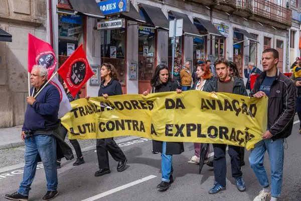Porto, Portekiz: 1 Mayıs 'ın Kutlaması ve Protestosu Portekiz' de, İşçi Bayramı 'nda, Porto, Portekiz' de