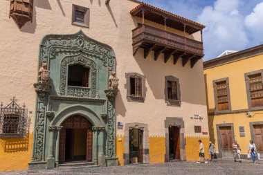 Gran Canaria, İspanya: Kütüphane Colombina, Casa de Colon (Kolomb evi) Las Palmas, Gran Canaria, İspanya