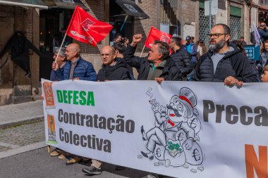 Porto, Portekiz: 1 Mayıs 'ın Kutlaması ve Protestosu Portekiz' de, İşçi Bayramı 'nda, Porto, Portekiz' de