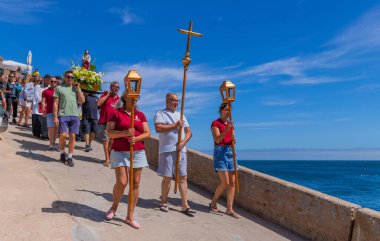 Berlenga Adası, Portekiz: Aziz Vaftizci Yahya 'nın onuruna düzenlenen festival, Berlenga Adası, Peniche. Portekiz