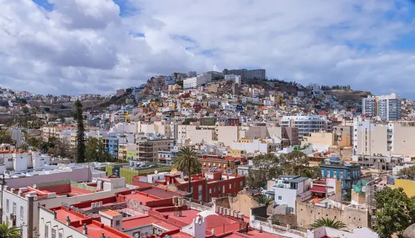 Gran Canaria, İspanya: Las Palmas 'a bakış, Gran Canaria' nın başkenti, Kanarya Adaları, İspanya