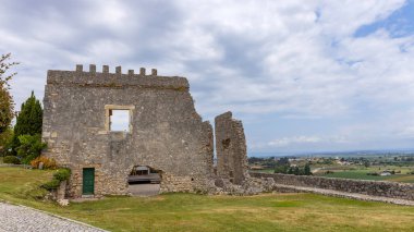 Portekiz, Montemor-o-Velho 'daki harabe şatonun detayları