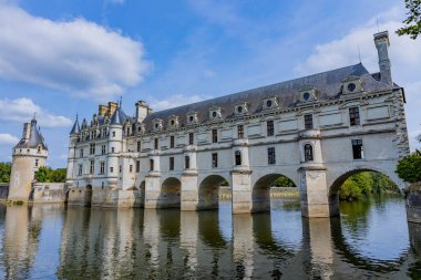 Blois, Fransa: Loire 'de demirli kale: Chateau de Chenonceau, 1515 ve 1522 yılları arasında inşa edildi, Blois, Fransa