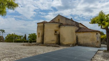 Church of Santa Maria de Alcacova in the castle at Montemor-o-Velho, Portugal clipart