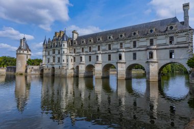 Blois, Fransa: Loire 'de demirli kale: Chateau de Chenonceau, 1515 ve 1522 yılları arasında inşa edildi, Blois, Fransa