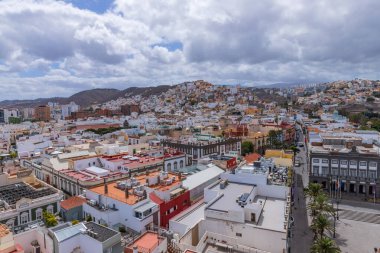 Gran Canaria, İspanya: Las Palmas 'a bakış, Gran Canaria' nın başkenti, Kanarya Adaları, İspanya