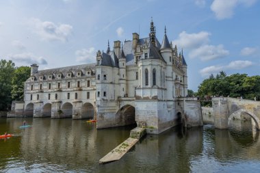Blois, Fransa: Loire 'de demirli kale: Chateau de Chenonceau, 1515 ve 1522 yılları arasında inşa edildi, Blois, Fransa
