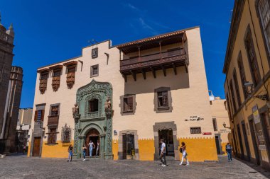 Gran Canaria, İspanya: Kütüphane Colombina, Casa de Colon (Kolomb evi) Las Palmas, Gran Canaria, İspanya