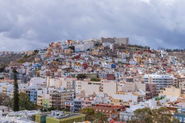 Gran Canaria, İspanya: Las Palmas 'a bakış, Gran Canaria' nın başkenti, Kanarya Adaları, İspanya