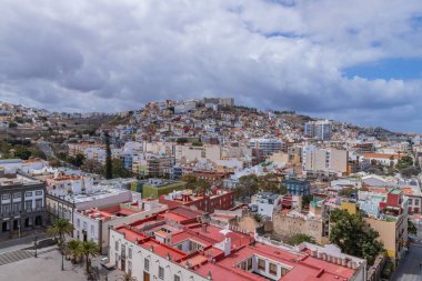 Gran Canaria, İspanya: Las Palmas 'a bakış, Gran Canaria' nın başkenti, Kanarya Adaları, İspanya