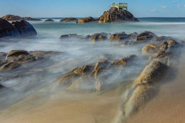 Portekiz 'in kuzeyinde, Vila do Conde' de, Olinda plajında uzun süre açık kalmış.