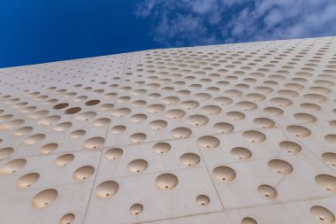 Las Palmas, Gran Canaria, Kanarya Adaları, İspanya: Las Palmas 'taki yeni akvaryumun dış duvarının ayrıntıları