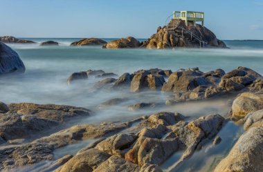 Portekiz 'in kuzeyinde, Vila do Conde' de, Olinda plajında uzun süre açık kalmış.