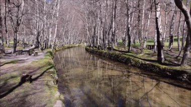 Serra da Estrela Doğal Parkı içinde Covao d'ametade. Portekiz