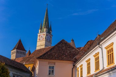 Romanya 'nın Media kentindeki Saint Margaret Evanjelik Kilisesi' nin ayrıntıları
