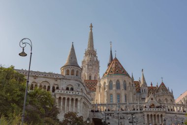 Budapeşte, Macaristan: Budapeşte 'de balıkçı kalesi Tuna Nehri' nin Buda kıyısında bir terastır. Macaristan