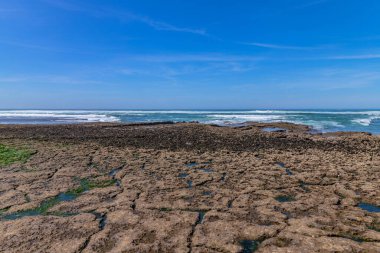 Praia do sul plajı, Ericeira, Sintra, Lizbon sahili, Portekiz