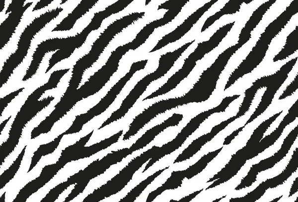 Zebra Strisce Modello Senza Cuciture Tiger Strisce Disegno Stampa Pelle — Vettoriale Stock