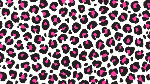 Patrón Piel Leopardo Sin Costuras Fondo Impresión Leopardo Salvaje Moda — Vector de stock