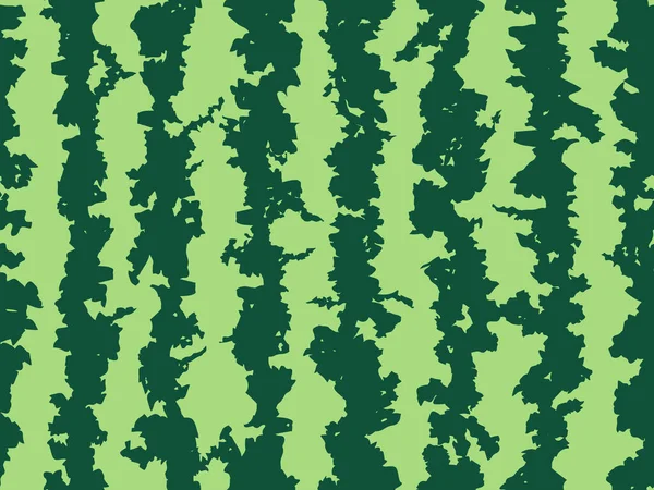 Patrón Sin Costura Sandía Rayas Verdes Claras Oscuras Textura Sandía — Vector de stock