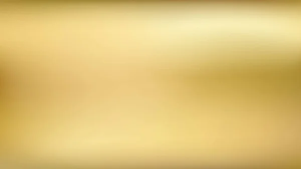 Золотой Фон Абстрактный Градиент Светлого Золота Векторная Размытая Иллюстрация — стоковый вектор