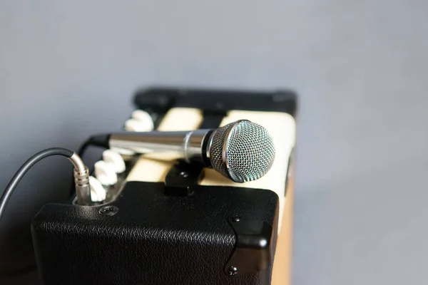 Cord jack cable to the electric guitar amplifier, combo amplifier and microphone. Instrument cable and guitar cabinet.
