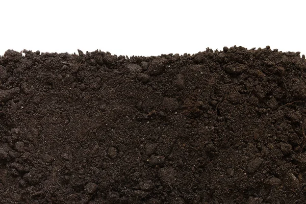 Soil Patch Texture Isolated Earth Day April — Stock Photo, Image