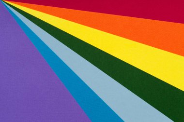 Parlak renklerle soyut kağıt gradyan arkaplanı. LGBT renk şenlik arka planı, parlak tasarım için gökkuşağı renkli fotoğraf. Eşcinsel lezbiyen transseksüel geçmişi
