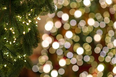 Noel ağacı ışığı, şenlikli evrensel arkaplan