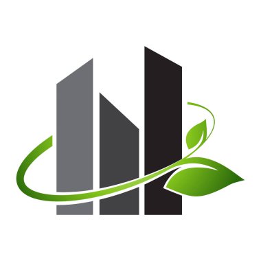 Tema ekolojisi beyaz arkaplan üzerinde kentselliğe karşı