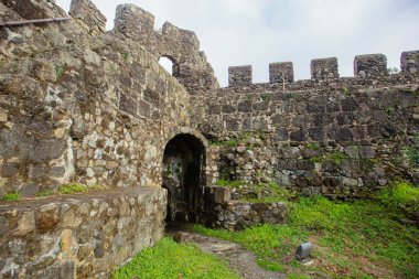 Eski Bizans Gonio Aphsaros ortaçağ kalesi, Batumi, Georgia.