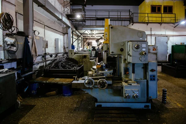 Torno Taller Metalurgia — Foto de Stock