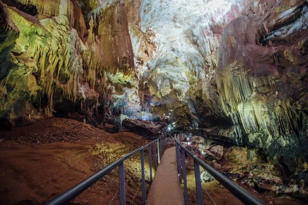 Dentro Cueva Turística Prometeo Tskaltubo Región Imereti Georgia — Foto de Stock