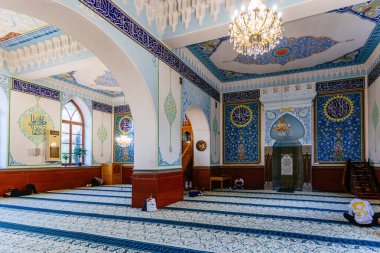 Tiflis, Gürcistan 'daki eski tarihi cami, 09 Nisan 2023.