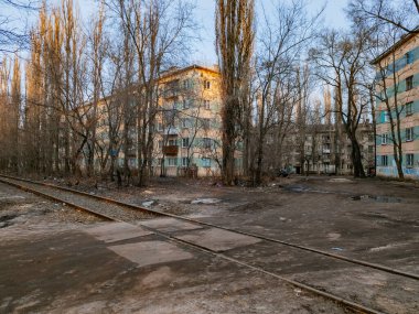 Voronezh Rusya 'nın yoksul mahallesi.