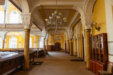 Saint-Petersburg, Rusya 'da sinagogun içi, 5 Kasım 2024.