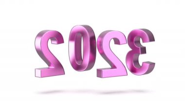 Mutlu yıllar 2023, dönen numaralarla konsept animasyon